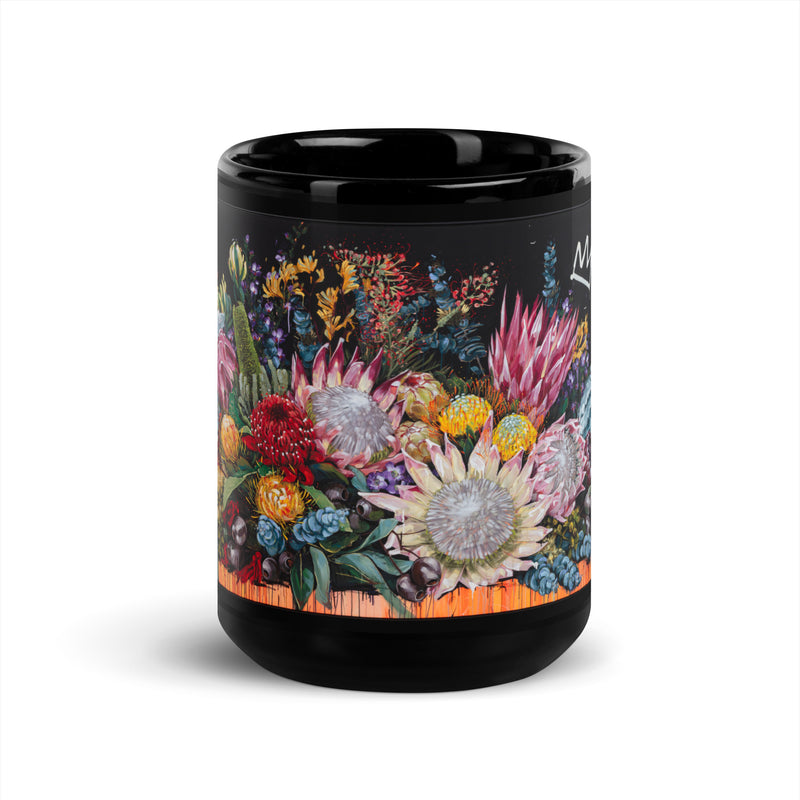 Poco Negro native floral mug