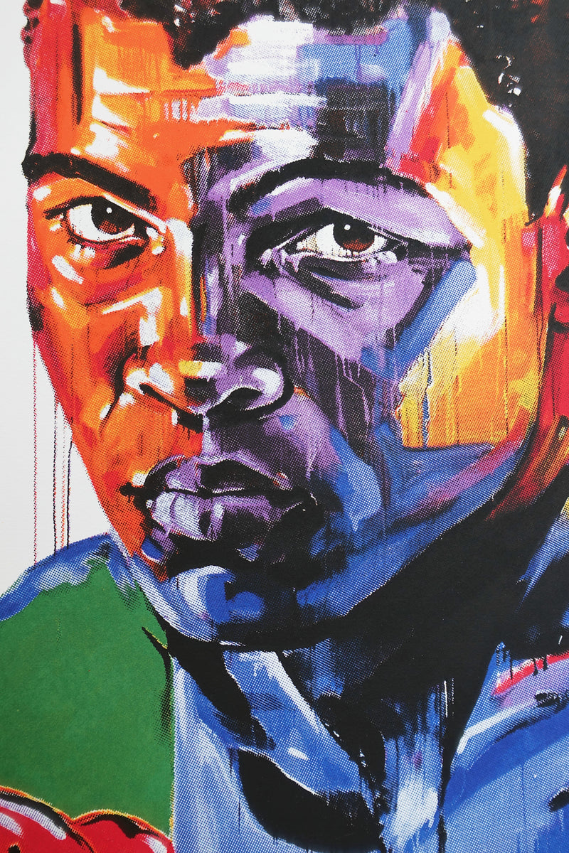 Muhammad Ali - 8 Colour Screen print