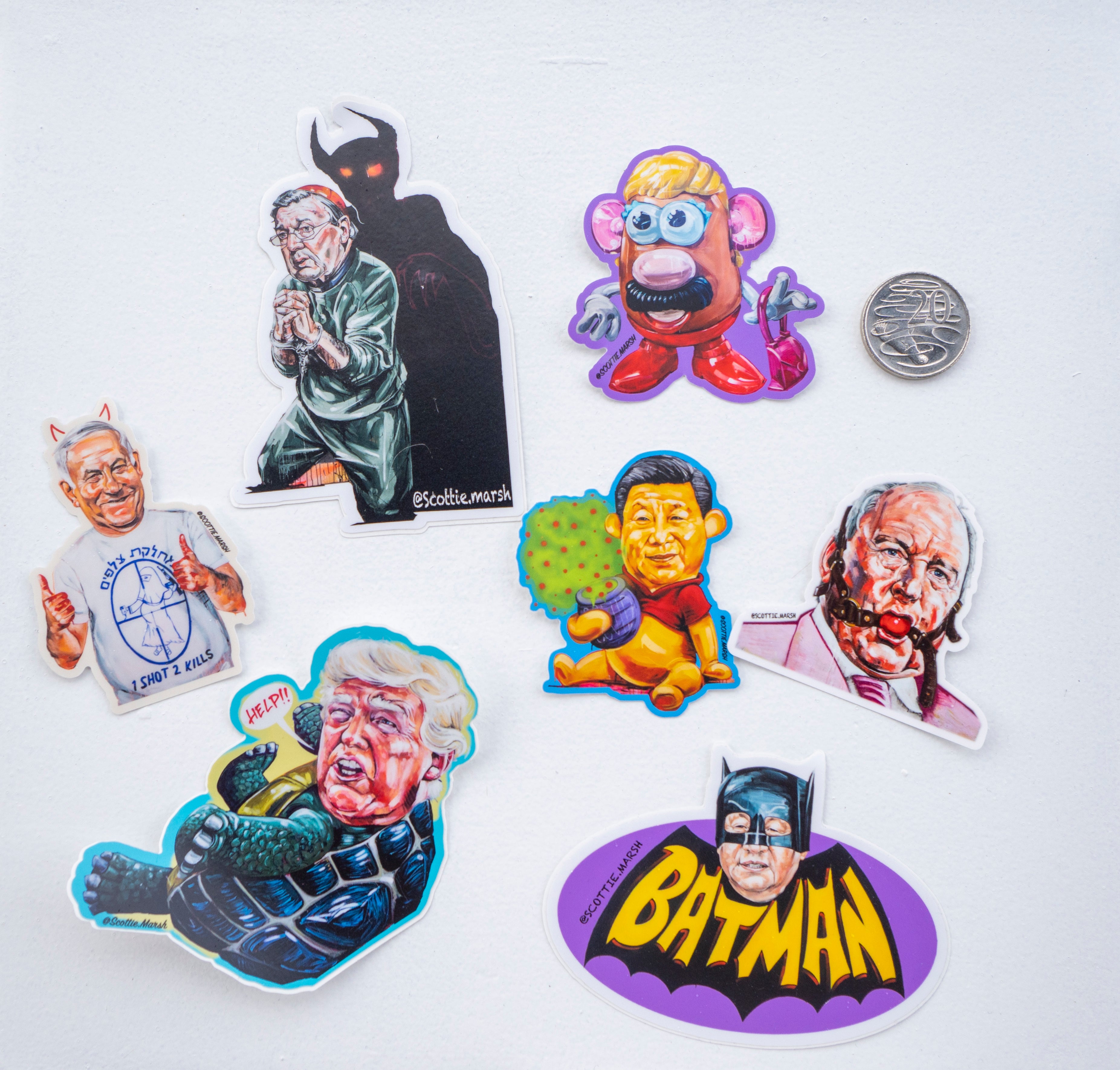 'Cancelled' Vinyl Sticker Pack – Scott Marsh