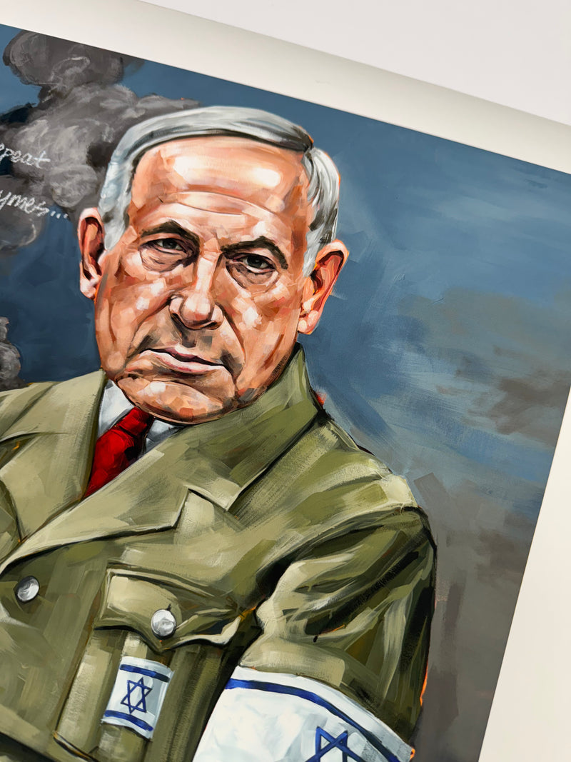 'History doesn't repeat itself, but it often rhymes..." Giclee print edition