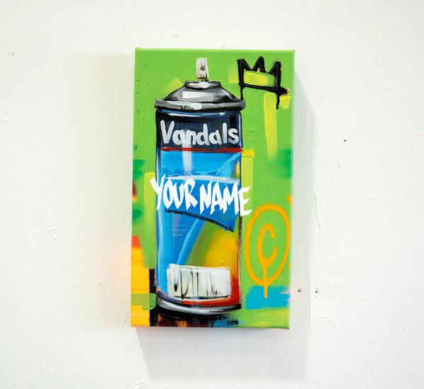 Customised Vandals Spray Can