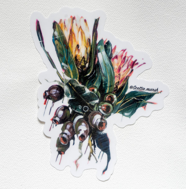 Graffiti Bouquet II - Die Cut Vinyl stickers