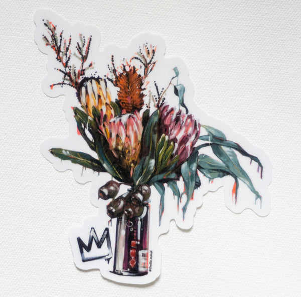 Graffiti Bouquet - Die Cut Vinyl Sticker