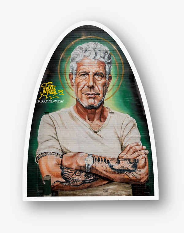 Anthony Bourdain - Vinyl Sticker