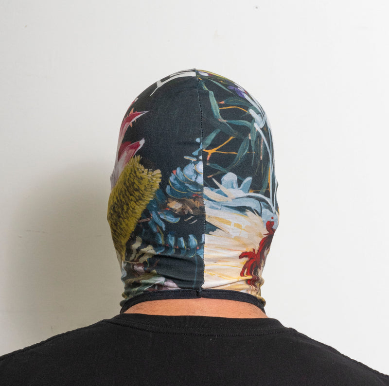 Poco Negro Floral Balaclava