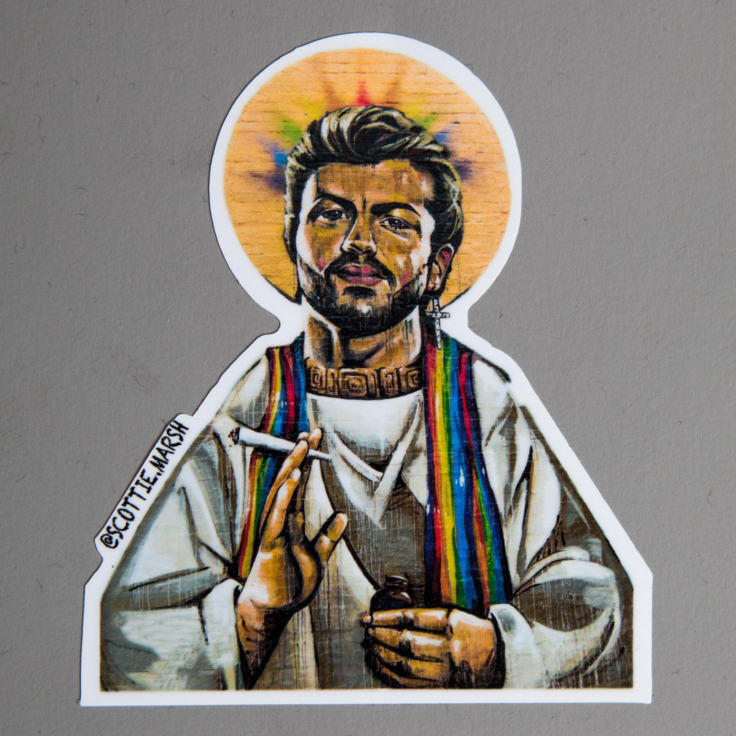 Saint George - Vinyl Sticker – Scott Marsh