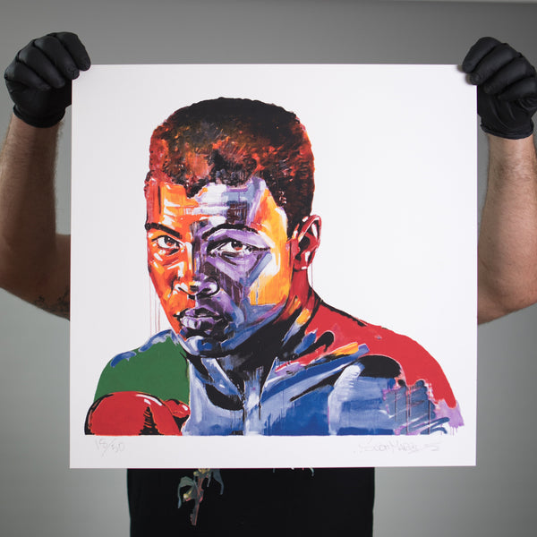 Muhammad Ali - 8 Colour Screen print